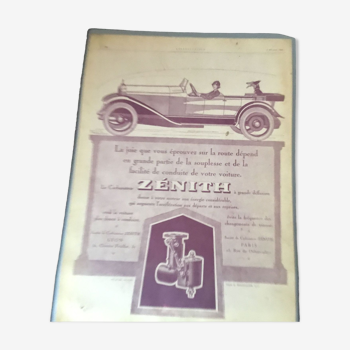 Vintage advertising to frame zenith