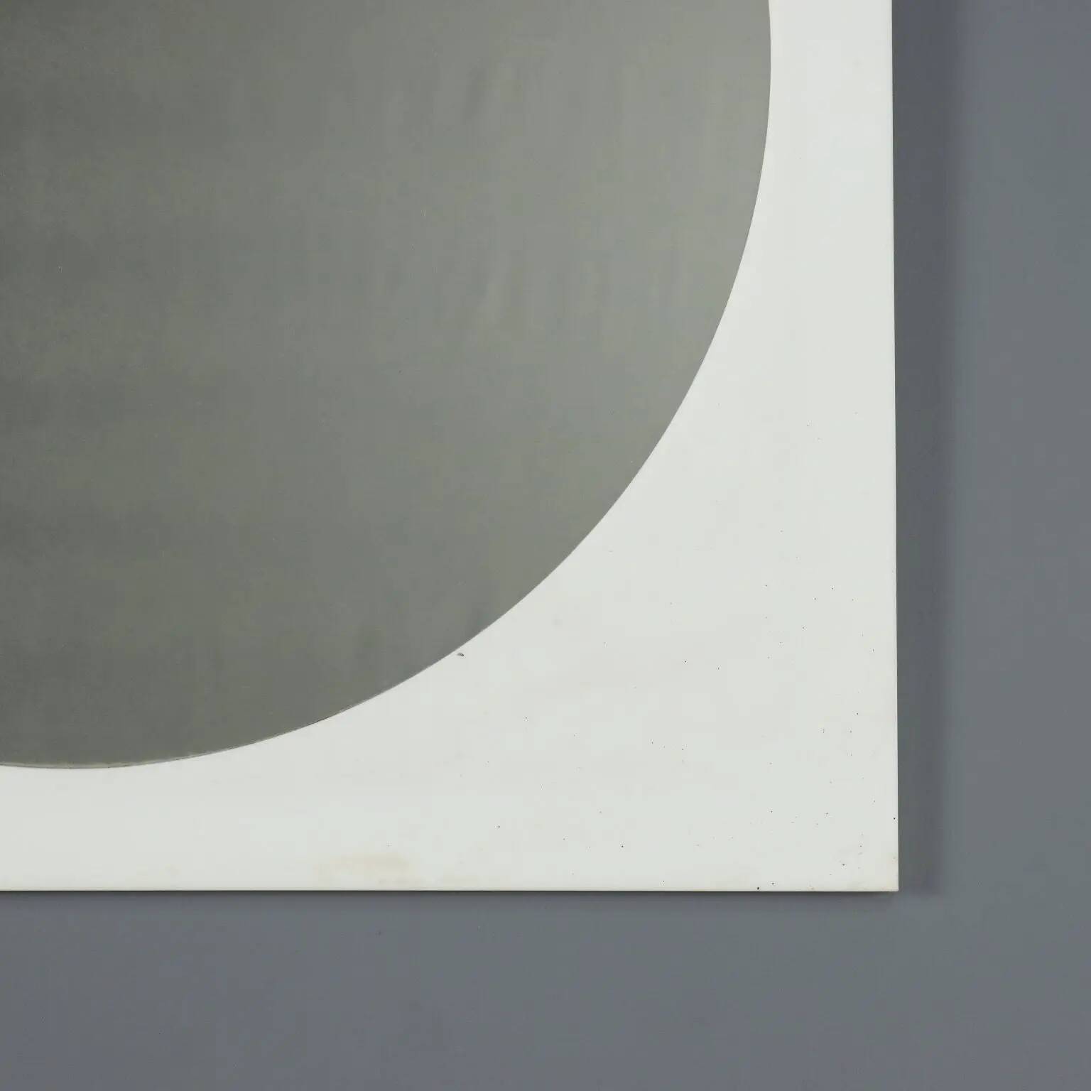 Vintage mirror in glass and perspex, Italian design from the 1970s.