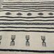 Corridor Kilim black and white handmade v