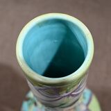 Important earthenware vase by Longchamp, Art Nouveau - 1900
