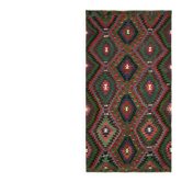 Turkish Handmade Vintage Anatolian Kilim 192 cm x 356 cm