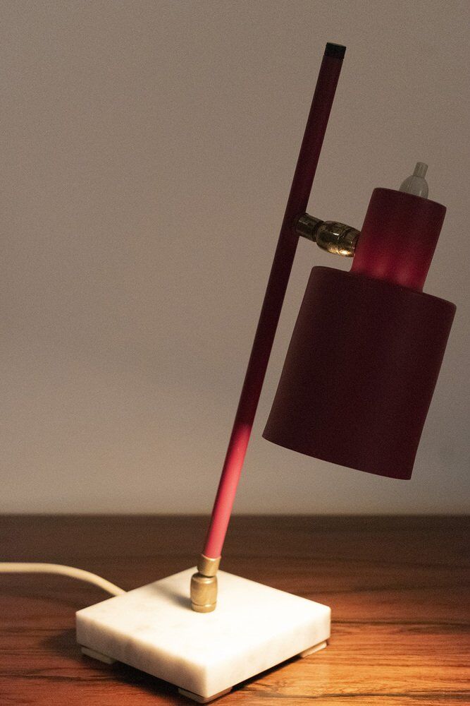 Desk Lamp with Marble Base