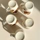 Vintage coffee service Longchamp – French earthenware, 1970s