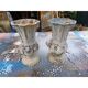 Pair of cast iron vases from 1900 from Charleville-Mézières