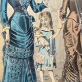 Fashion Review Engraving Frame 1882