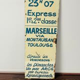 Sncf station plaque – marseille