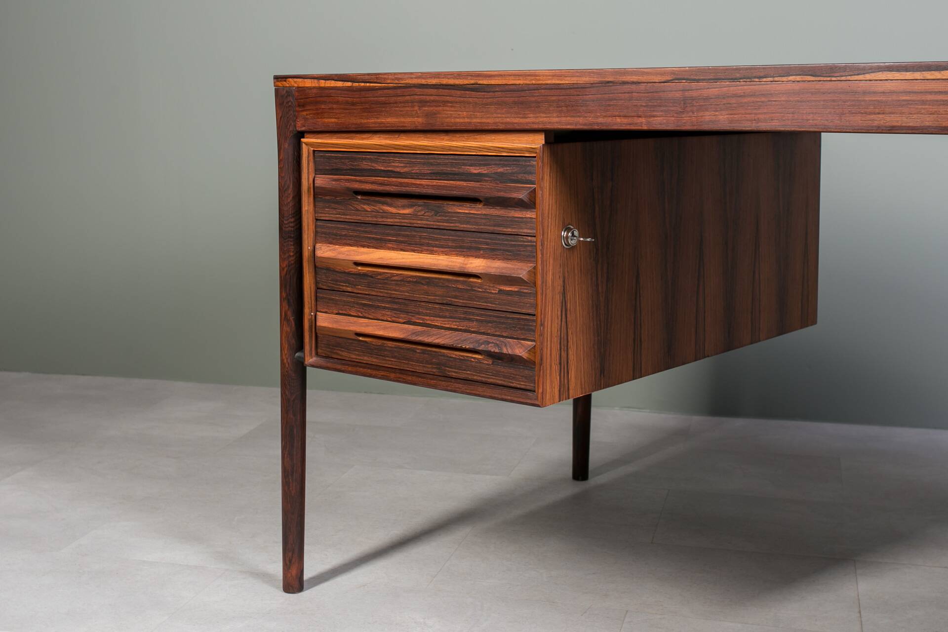 Mid-Century Modern Desk by Bruksbo, Norway, 1960s, attributed to Torbjorn Afdal