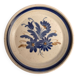 Assiette décorative Fleurs Bleues
