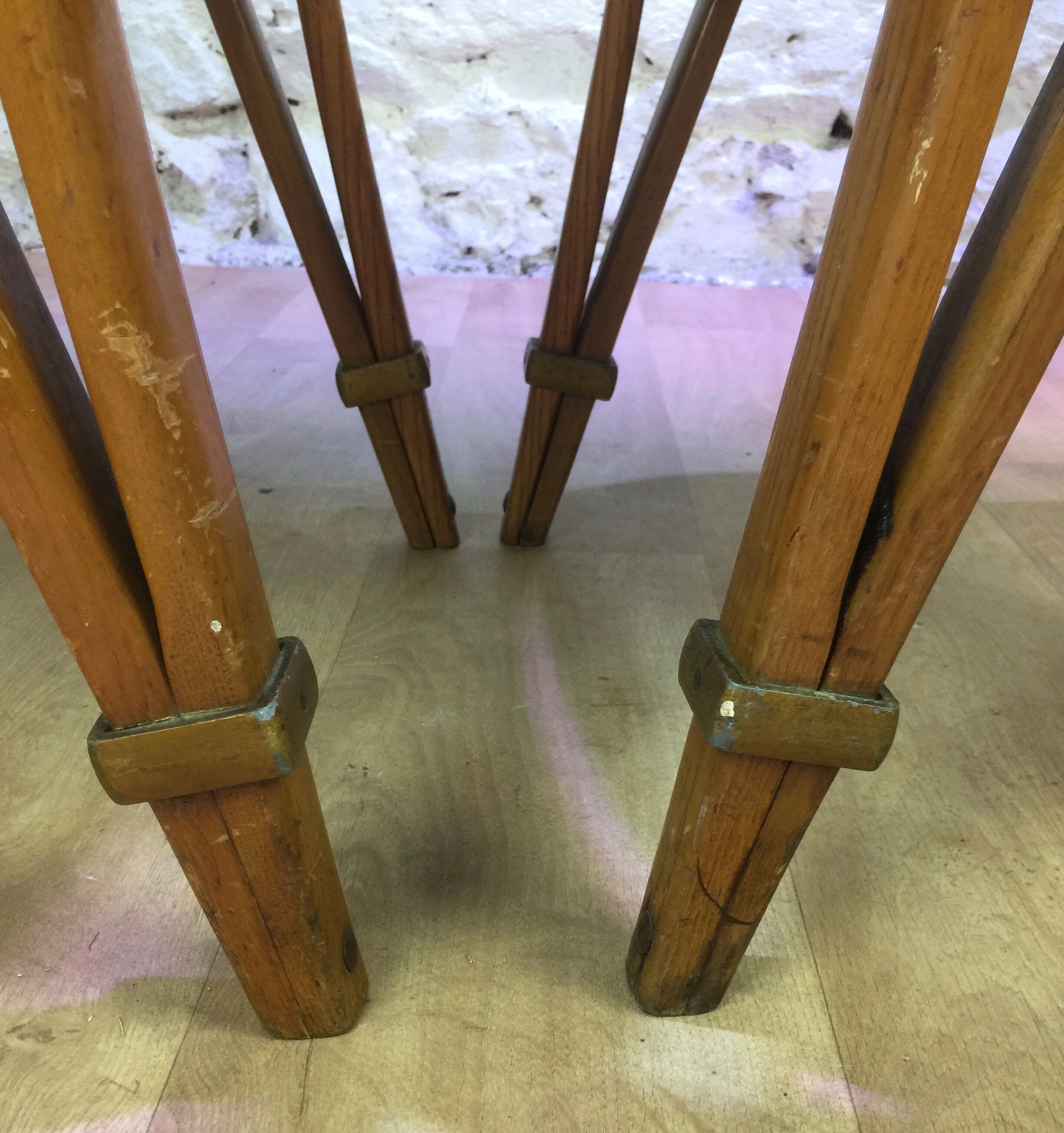 Pair of Bow Wood armchairs 1950s