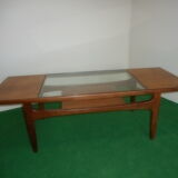 "Long John" coffee table in vintage teak