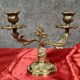 Louis XV Rococo style gilt bronze candlesticks circa 1900
