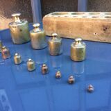 Old brass measuring weight
