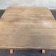 Art Deco extendable dining table with a central pedestal, stripped, made of solid oak 193.