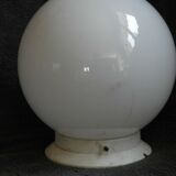 Glass globe ceiling light