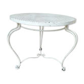 Table basse de jardin en métal