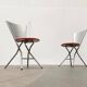 Ensemble de chaises pliantes postmodernes par Rutger Andersson