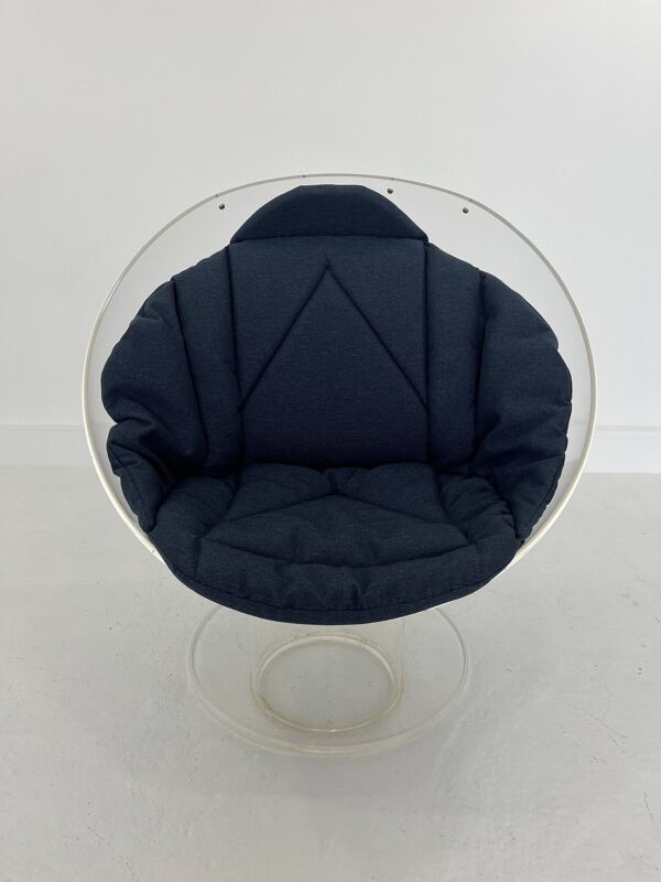 Fauteuil Egg du milieu du siècle, années 1970