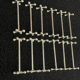 Christofle 12 holder knives balls model atomium very good condition ref CH10PC