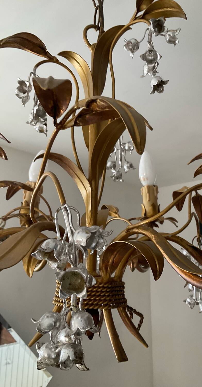Lustre Hans Kögl Hollywood Regency des années 60