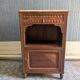 Bedside table with a marble top