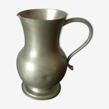 Tin pitcher