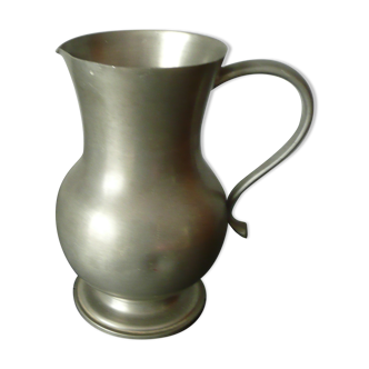 Tin pitcher