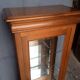 Vitrine Louis Philippe merisier