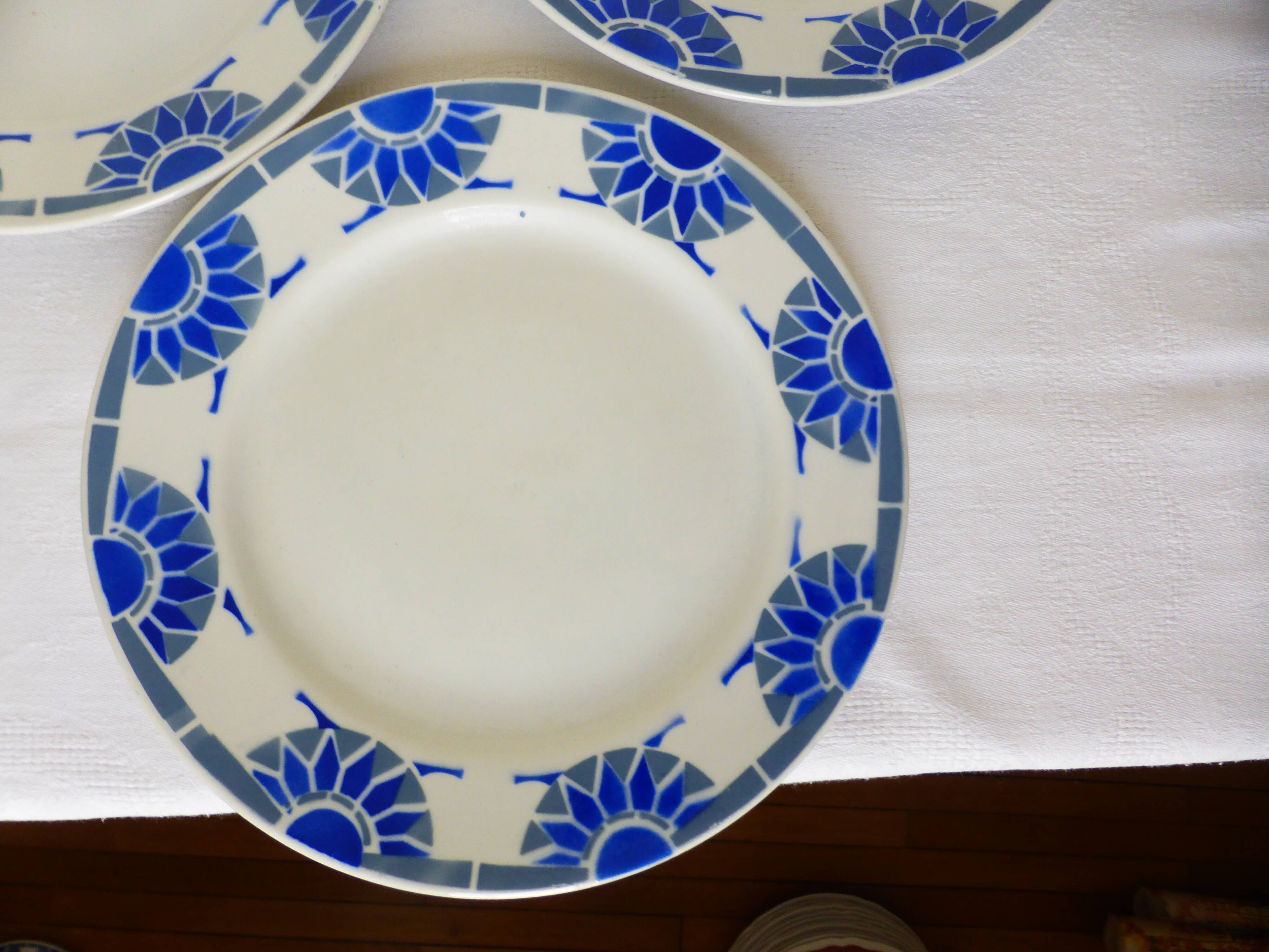 3 flat plates Céranord St Amand model Roxy 2103155