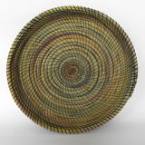 Natural vegetable fiber basket hand-woven Wall decoration