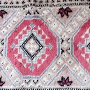 Vintage carpet Uzbek Bukhara handmade 32cm x 97cm 1970s