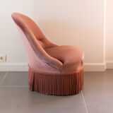 Old toad armchair pink