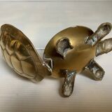 Brass turtle trinket dish