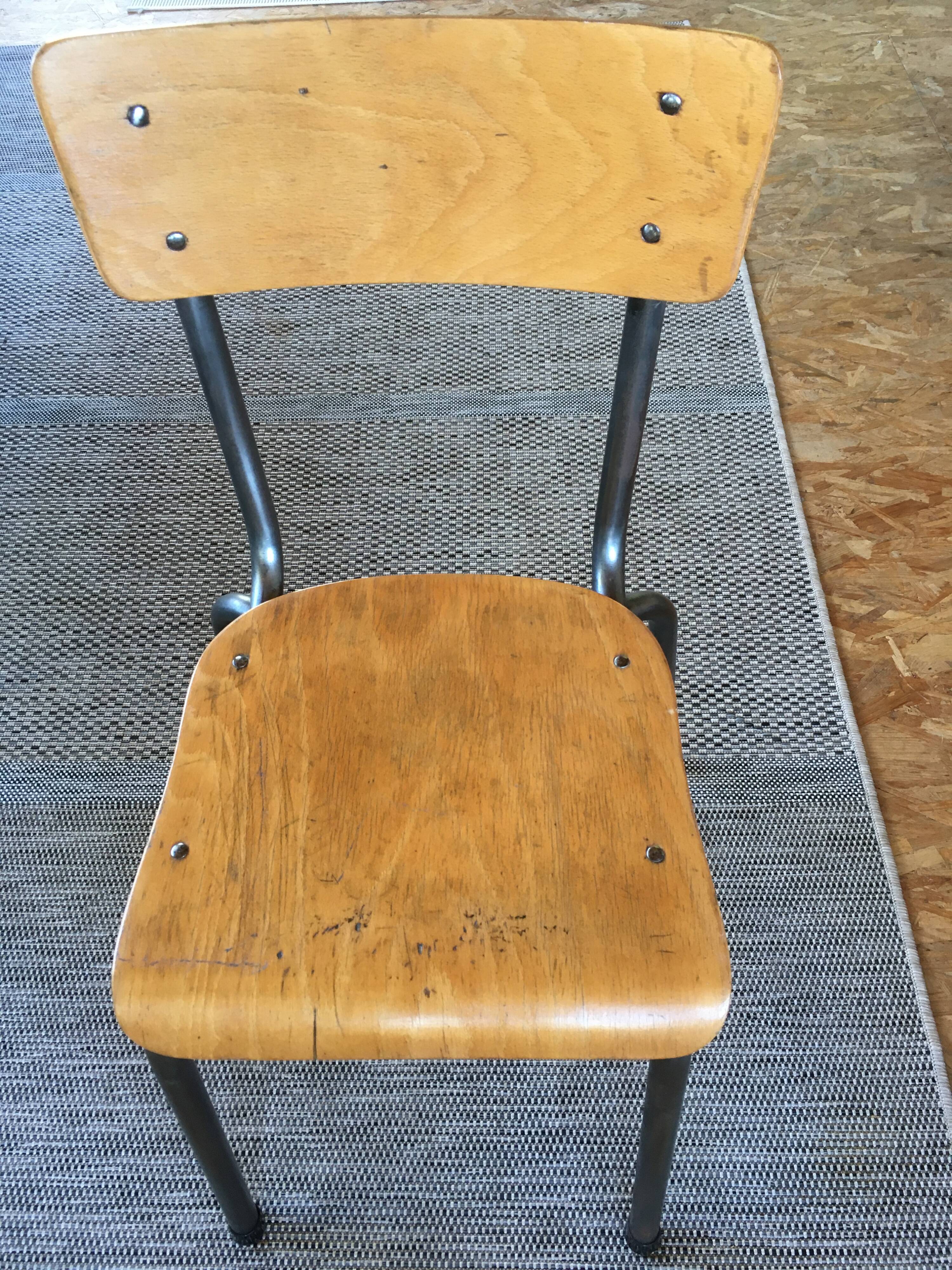 Vintage school chair