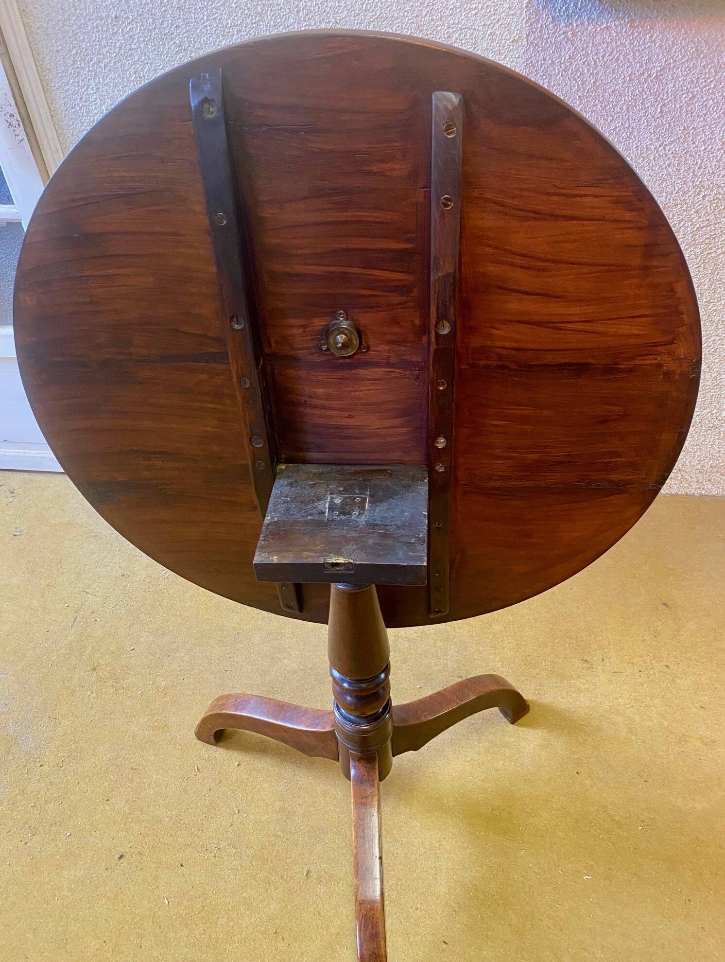 Cherry wood wine table.