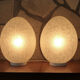 Pair of lamps "egg" - Egg lamps 70s-80s design Ben Swildens
