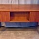 Vintage 1960s double-sided Scandinavian teak desk