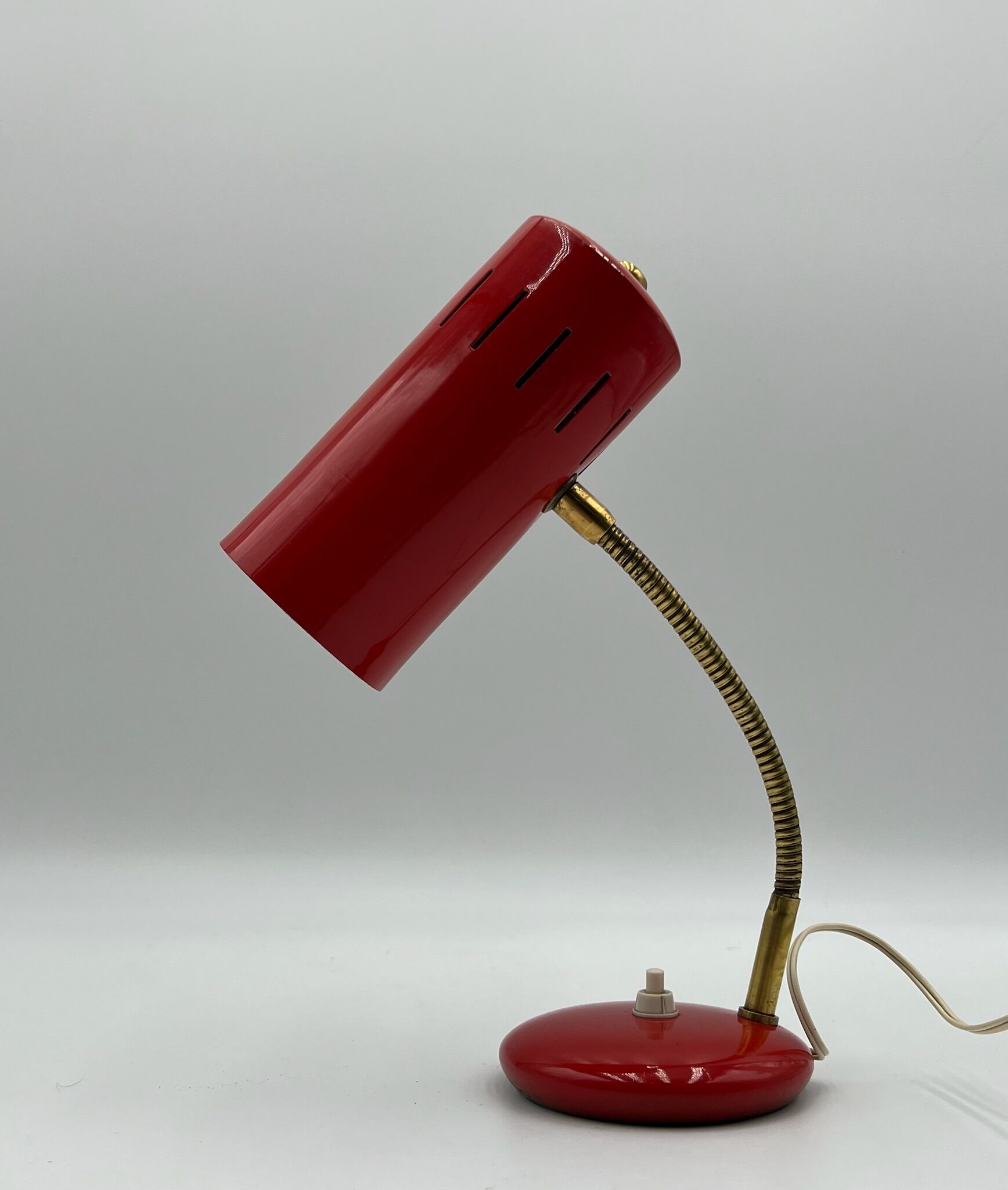 60s desk lamp - mid century modern bedside lamp - Stilnovo style