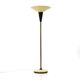Floor lamp with white metal reflector, 1940s