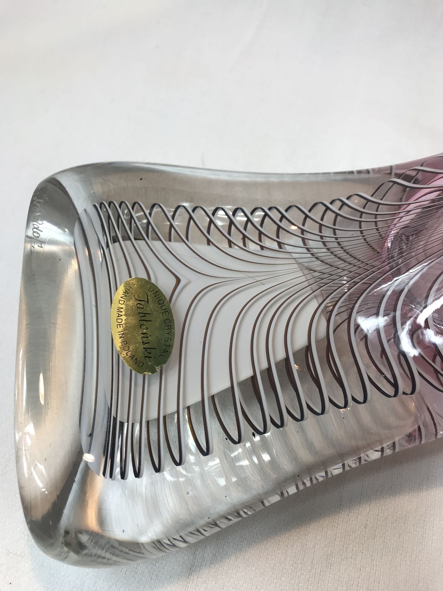 Crystal vase, design Adam Jabłoński Art Glass