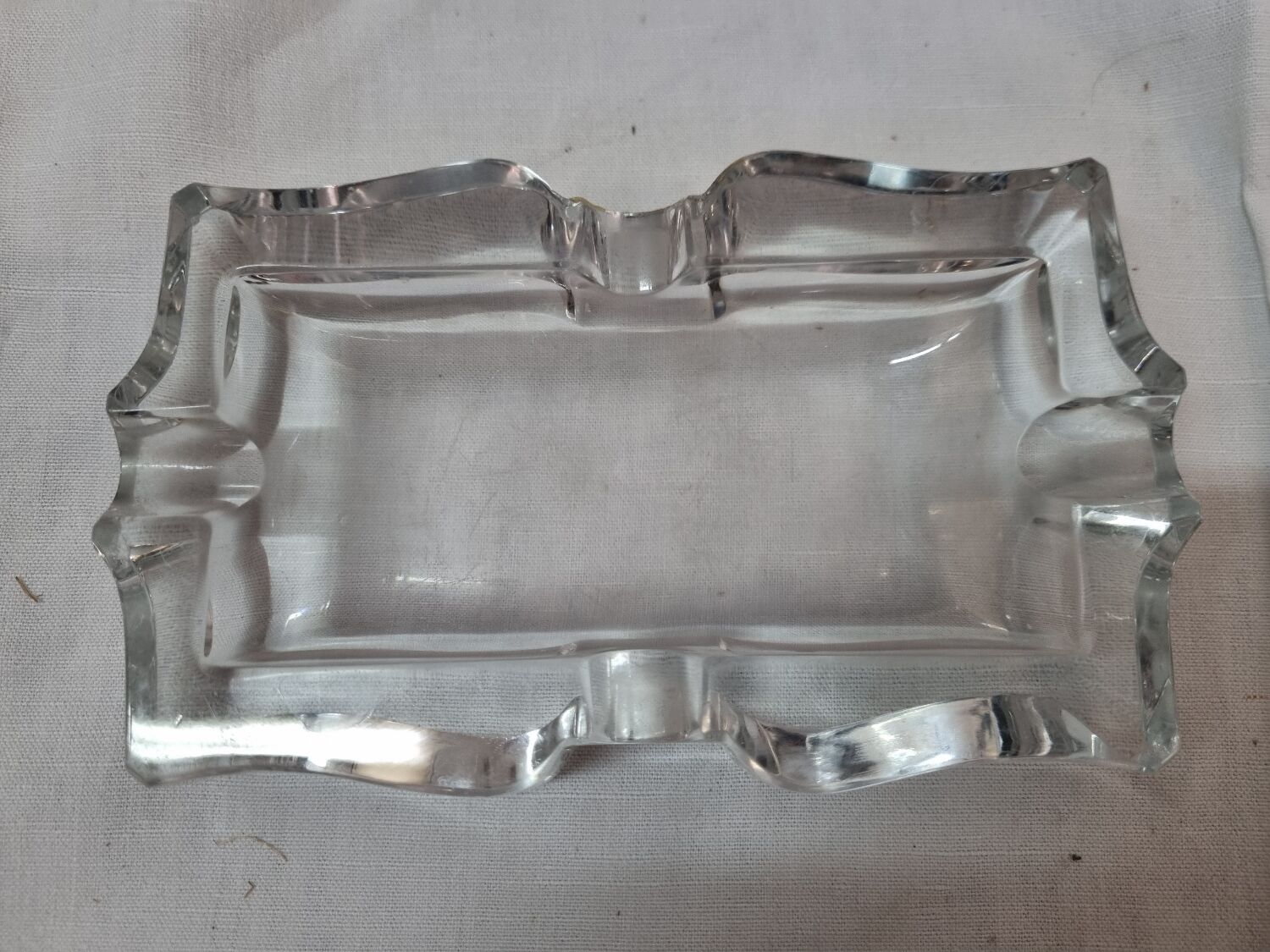 Baccarat crystal ashtray