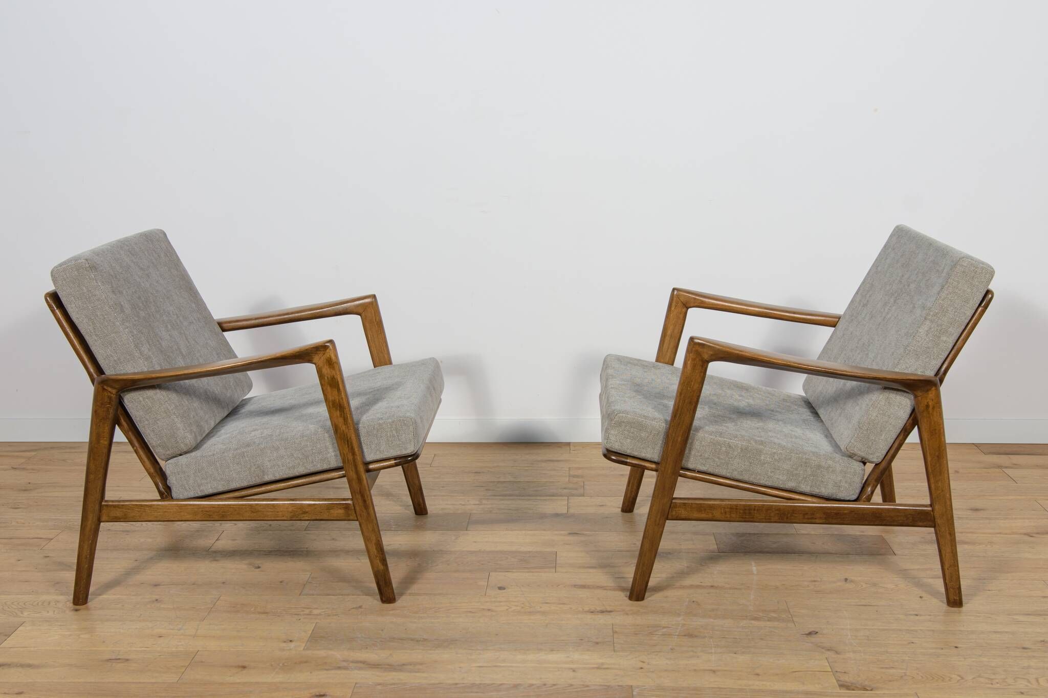Mid-Century Model 300-139 Armchairs from Swarzędzka Factory, Poland, 1960s.