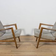 Mid-Century Model 300-139 Armchairs from Swarzędzka Factory, Poland, 1960s.