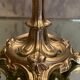 Pair of candlesticks in silver regulation art nouveau early twentieth century