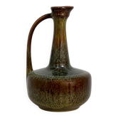 Vase soliflore en grès émaillé vintage, années 70