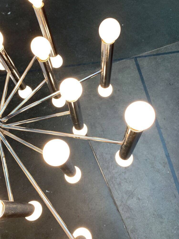 German lustre from the mid-century space age by Doria Leuchten, 1960s.