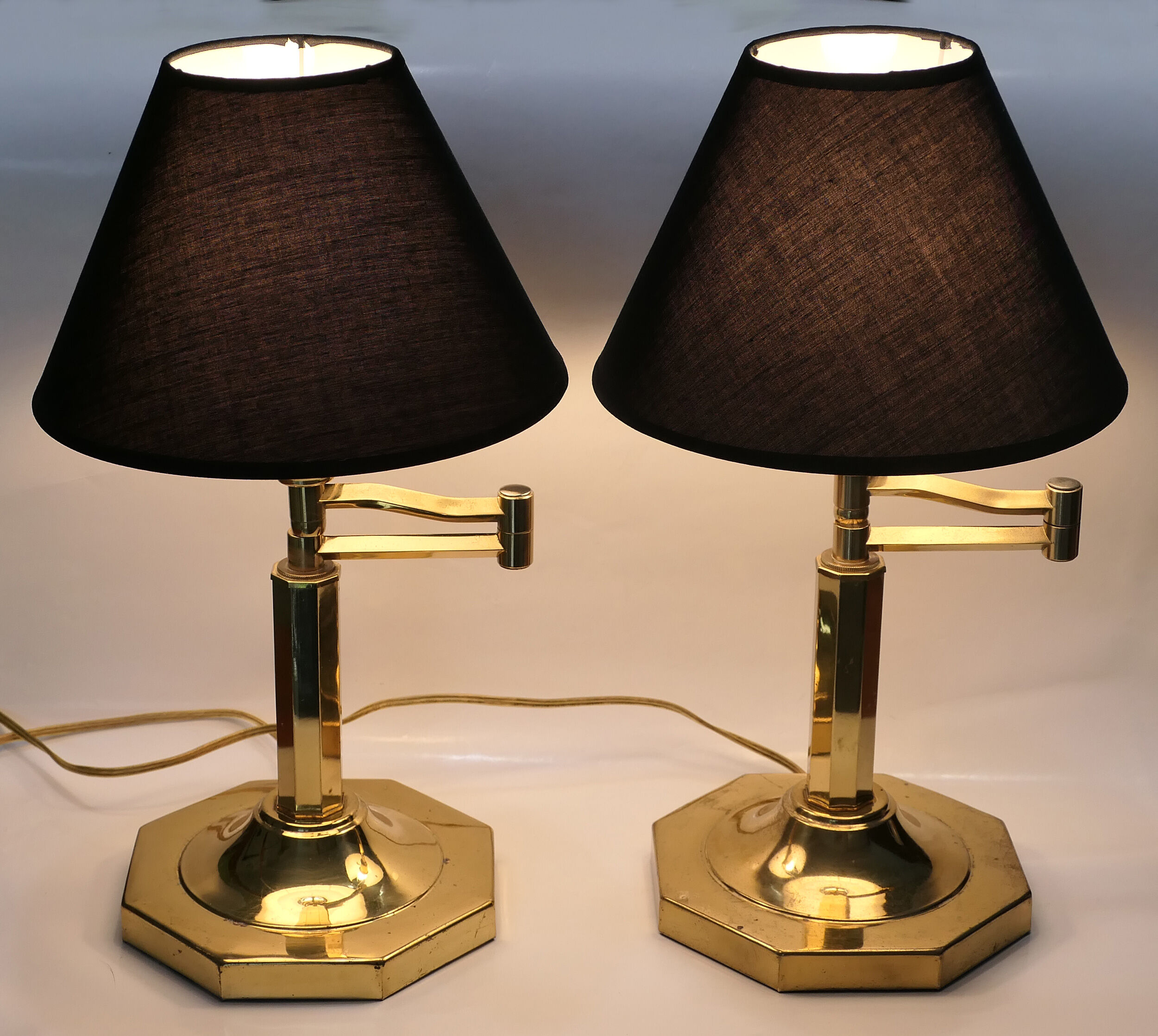 Pair of Hollywood Regency USA 1980's