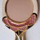 Glazed ceramic mirror by Mithé Espelt