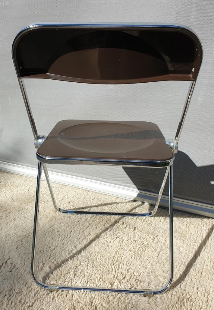 Platone desk set and Plia Platone chair by Giancarlo Piretti Edition Anonima Castelli