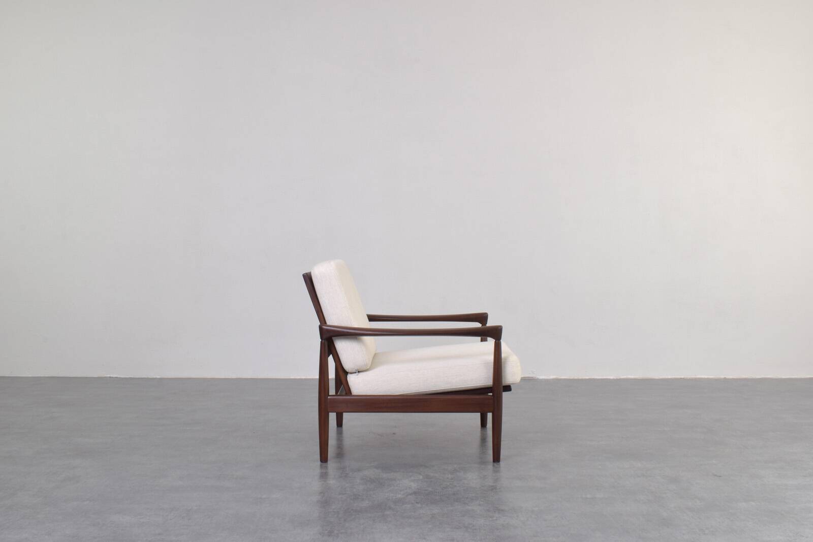 Fauteuil lounge Kolding en teck, style Mid-Century, conçu par Erik Wørts pour IKEA, années 1960