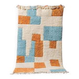 Handmade traditional natural wool rug size 150 x 250 cm